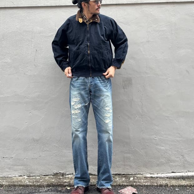 일본 타케오 키쿠치 리페어 데님 팬츠