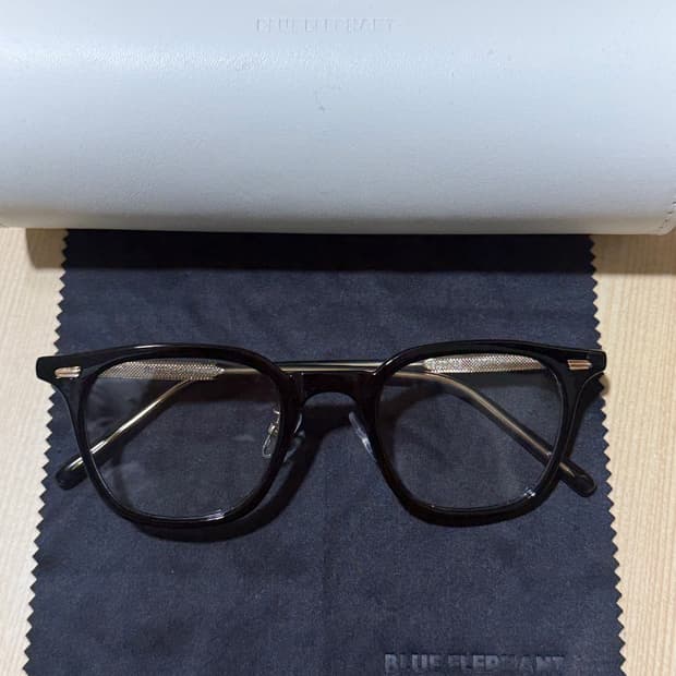 블루 엘리펀트 금장 뿔테 안경