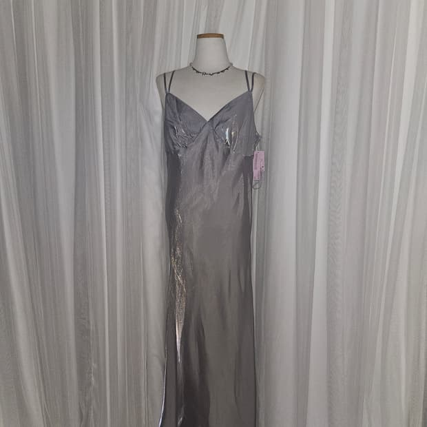 wild fable 실버 글리터 드레스