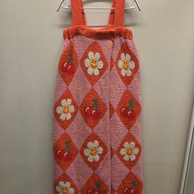 위글위글 홈웨어 샤워가운 랩타올 