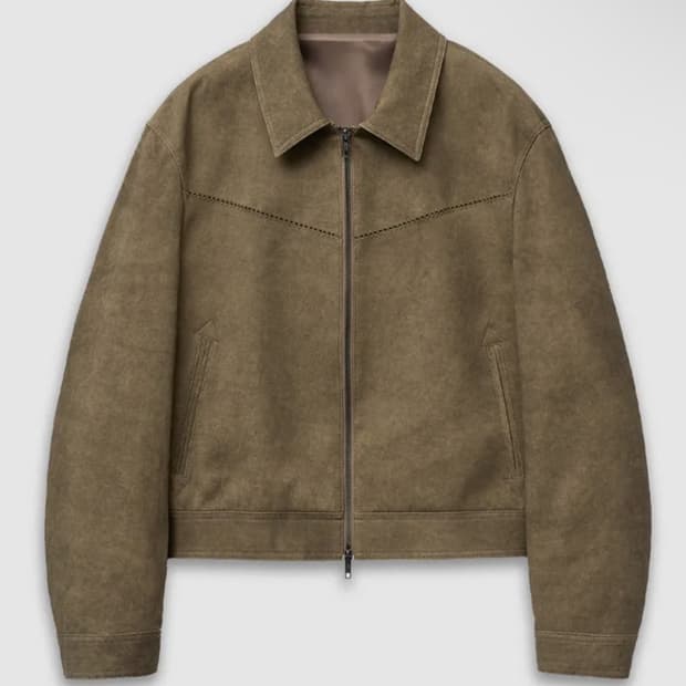 멜로 웨스턴 트러커 자켓 커트 브라운