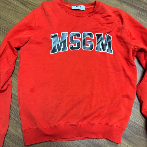 MSGM 로고맨투맨