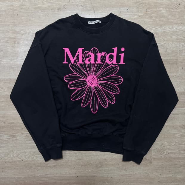 마르디메크르디 플라워 프린팅 맨투맨