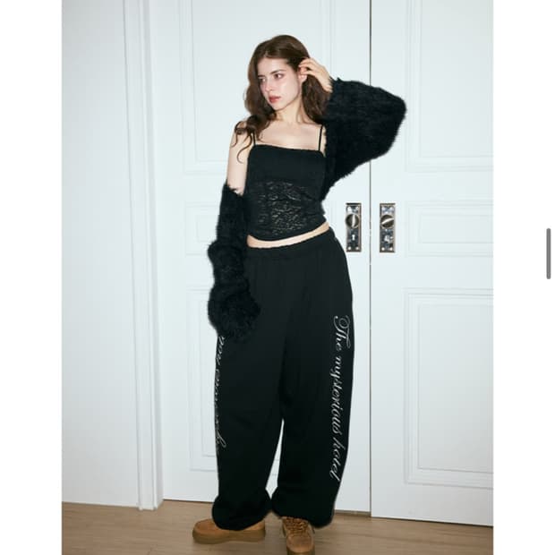 구해요 미스테리어스호텔 crop fur bolero 크롭 퍼 볼레로 