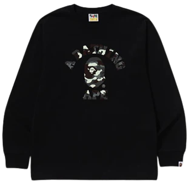 베이프 시티 카모 롱슬리브