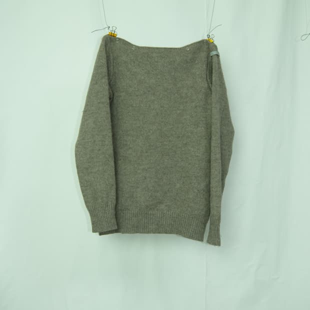 Christophe lemaire 90s alpaca snap knit