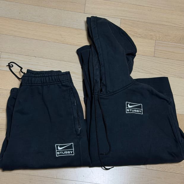 (xs,s) 나이키x스투시 후드 셋업 판매