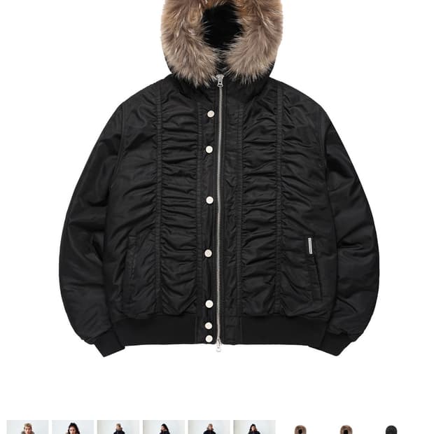 더 바이닐하우스 퍼 후드 ma-1