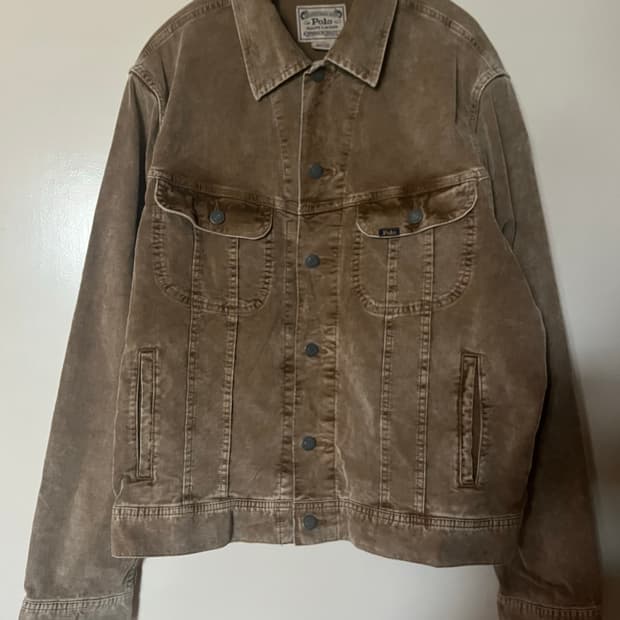 폴로랄프로렌 코듀로이 트러커자켓 L