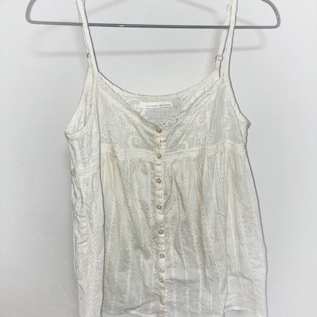 일본 빈티지 모리룩 레이스 슬립 나시