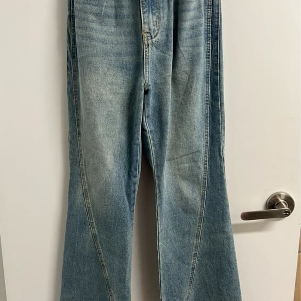 밀로아카이브 연청 부츠컷 청바지