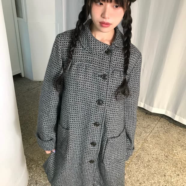 SM2 트위드 코트