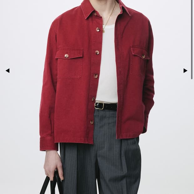 Tonywack washed cotton twirl overshirt