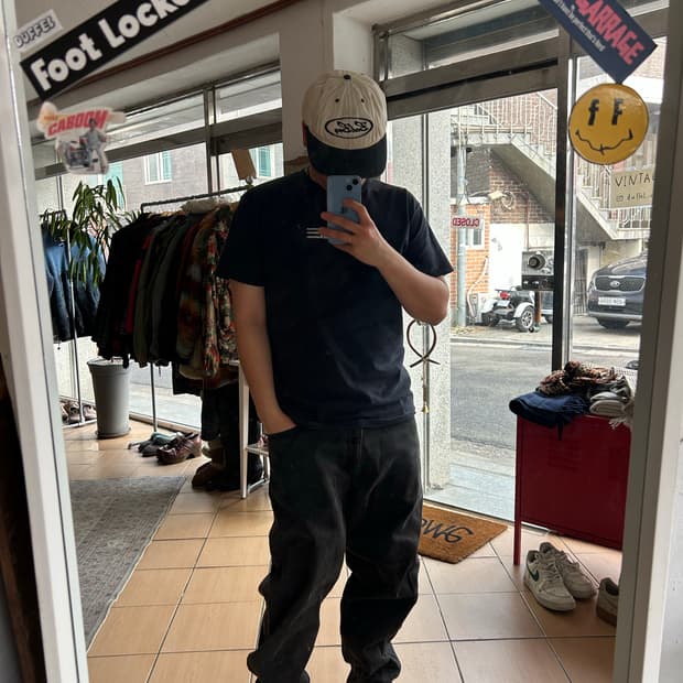 00‘s 리바이스 560 블랙 배기진 34in