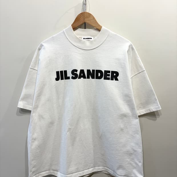 질샌더 로고 프린팅 코튼 반팔 티셔츠