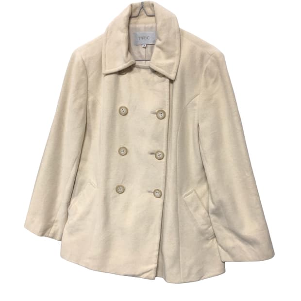 크림아이보리 더블자켓