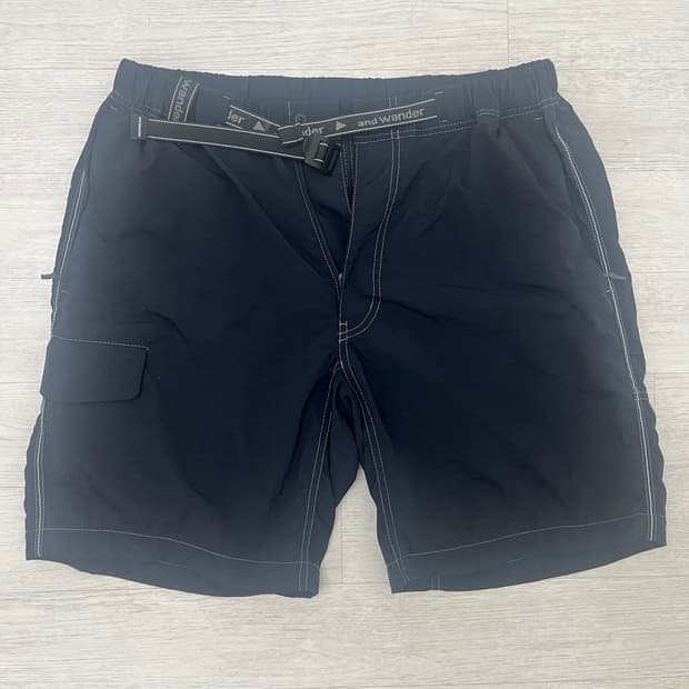 앤드원더 태피터 하이커 숏 팬츠 블랙 (L 라지)