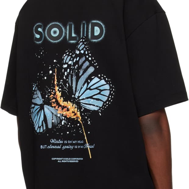 솔리드옴므 나비 티셔츠