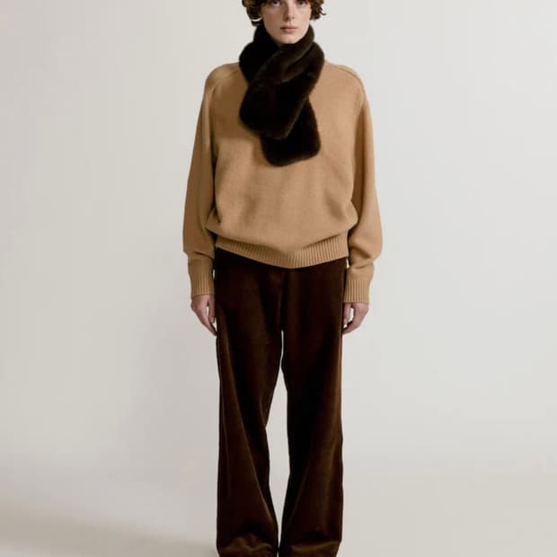 낫띵리튼 주드 라운드 니트 베이지 jude round