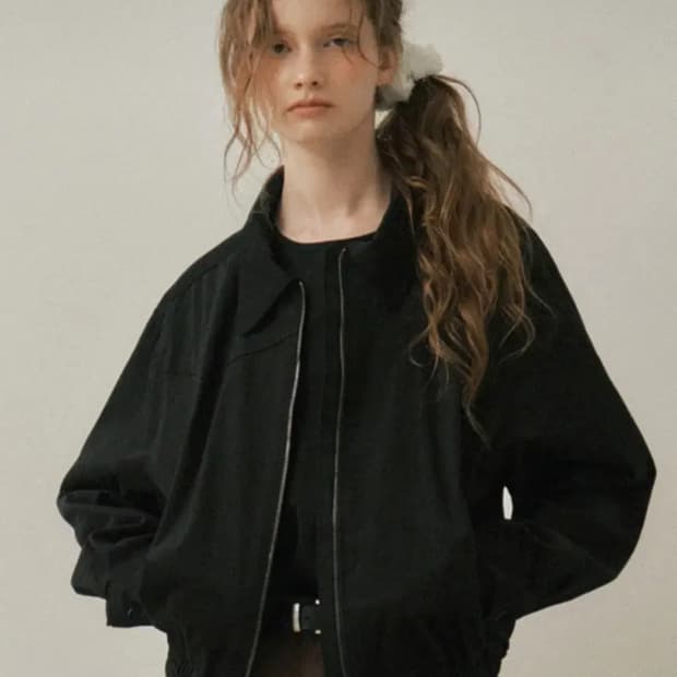 새상품) 웬즈데이오아이스 Western Trucker Jacket 블랙