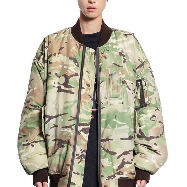 1017 ALYX 9SM 오버사이즈 카모 나일론 봄버 자켓