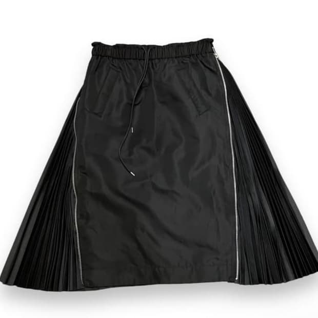 사카이 sacai ma-1 플리츠 믹스 스커트