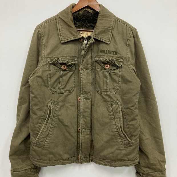 홀리스터 카키 자켓