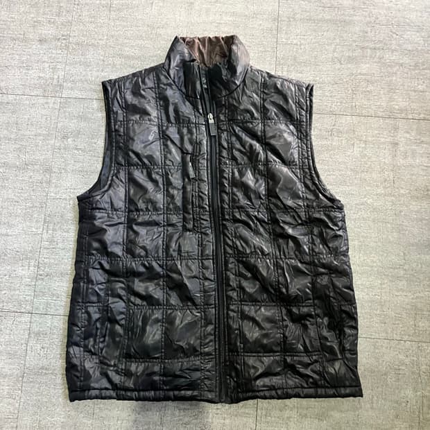 일본빈티지 Eitycoll 올드스쿨아메카지 원포켓 베스트패딩조끼