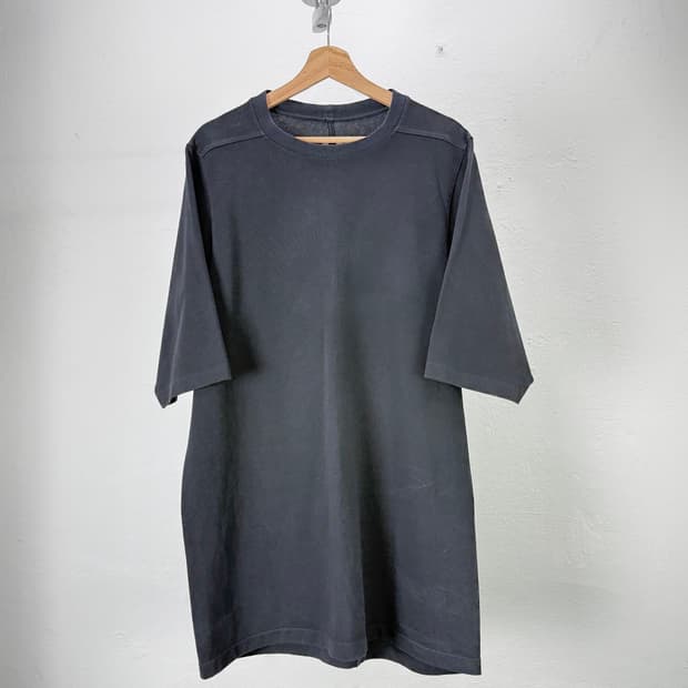 릭 오웬스 17ss 레벨 오버 점보 티셔츠