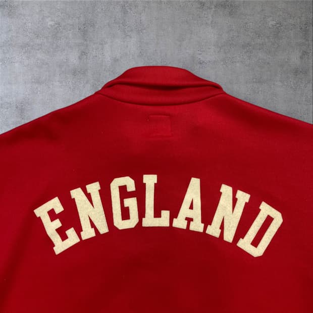 아디다스 레드 컬러 잉글랜드 국대 트랙탑