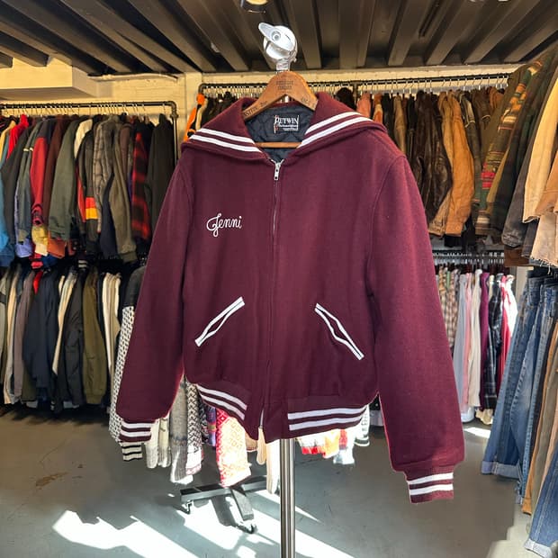90s Butwin 바시티 레터맨 자켓 made in usa
