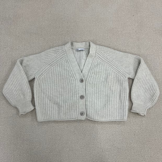 [L] 자라 여성 니트 가디건 스웨터 0114M1