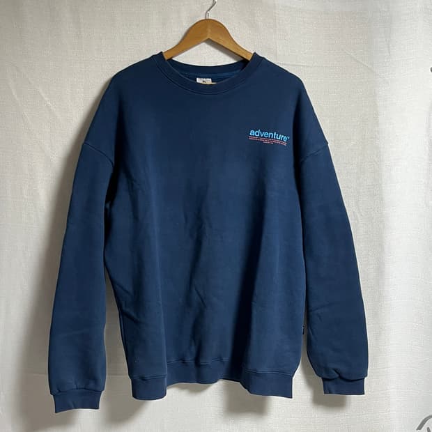 플루크 오버핏 맨투맨 티셔츠 2XL