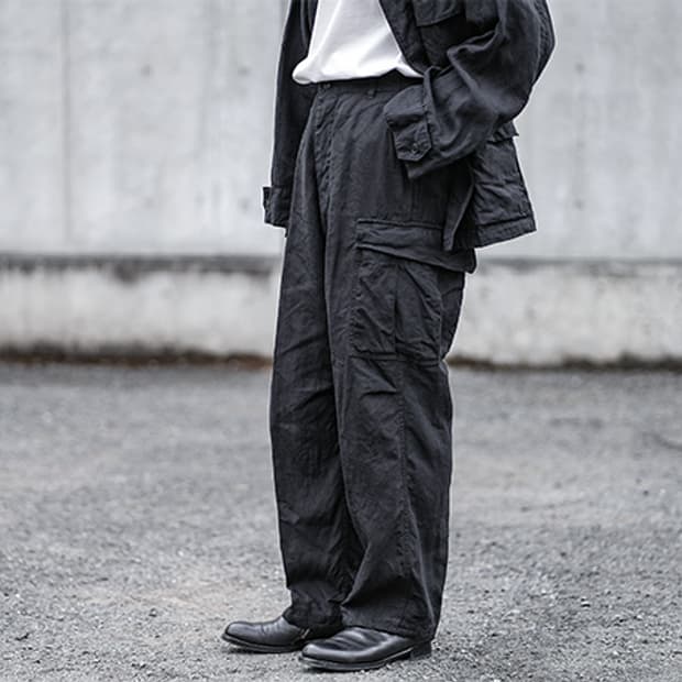 코모리 린넨 bdu 팬츠