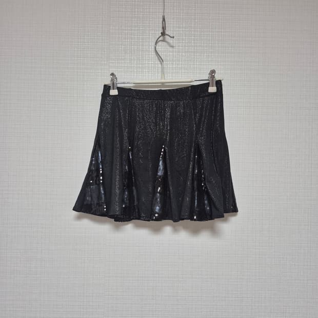 Japanese vintage 스팽글 절개스커트 입니다♡♡