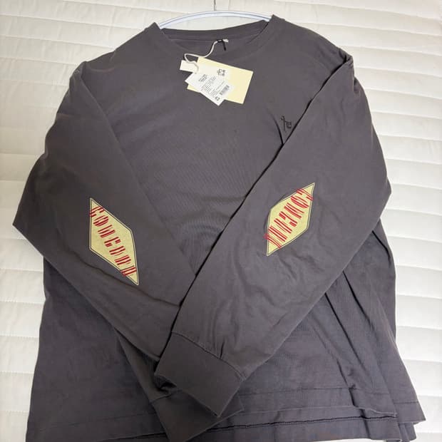 폴리테루 엘베오 콩코드 롱슬리브 퍼플 그레이