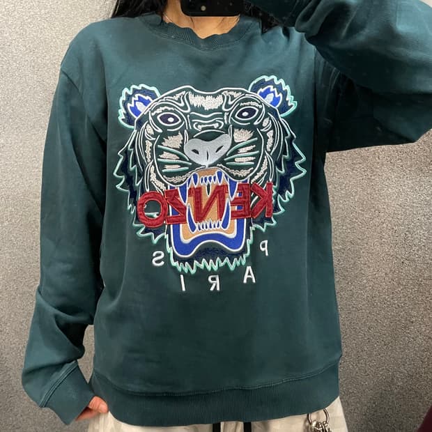 Kenzo Tiger Embroidered Sweatshirt