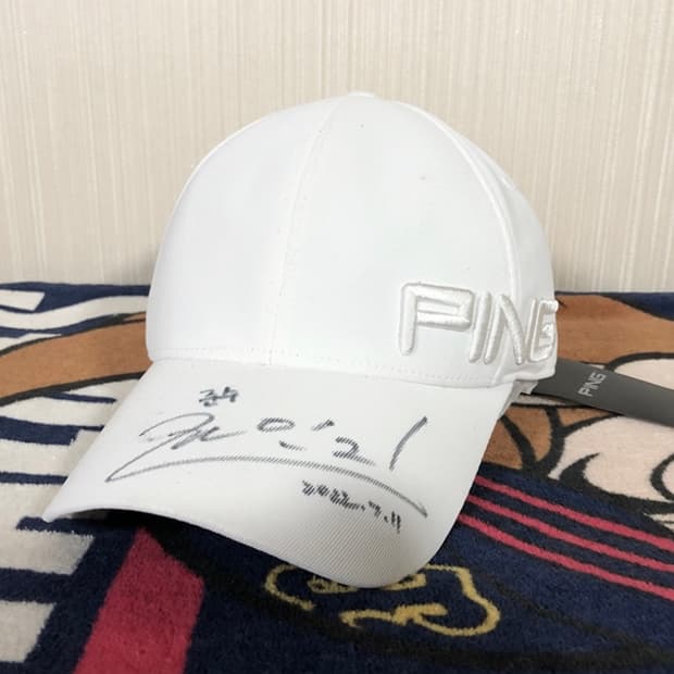 핑(PING)골프 전인지프로 싸인모자