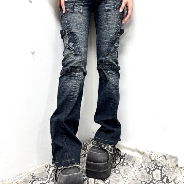 “PARASUCO” 00’s Design Bondage Boots-Cut