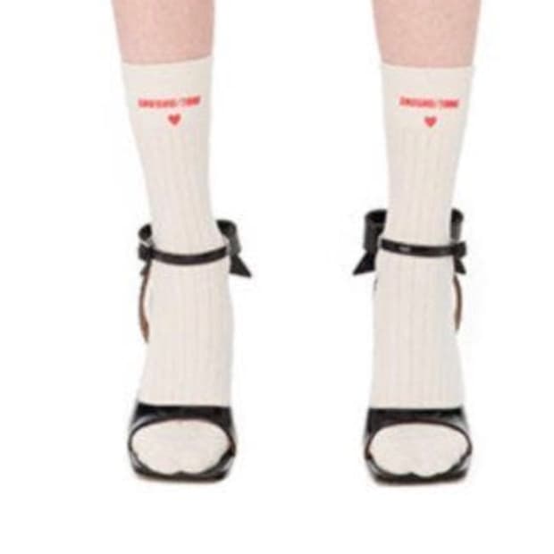 슈슈통 양말 화이트 