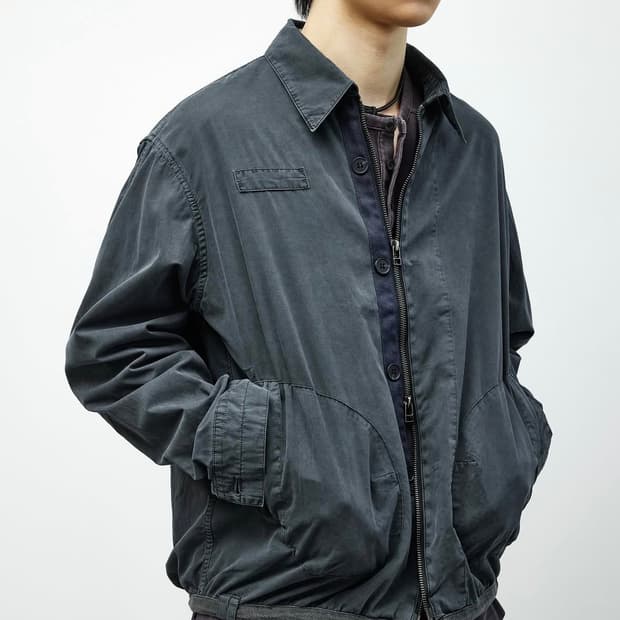 네고제안가능 해칭룸 복서 셔켓 롱 다이드 (인디고)