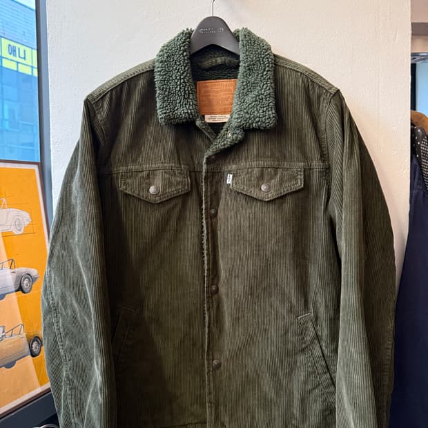 리바이스 코듀로이 쉐르파 플리스 자켓