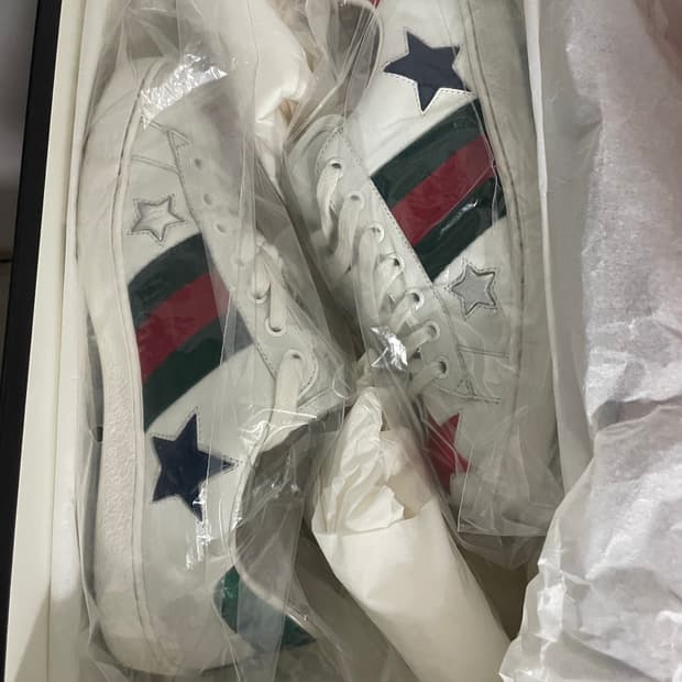 구찌 에이스 스타 스니커즈 5.5 