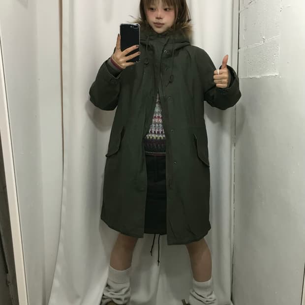 🎄윈터 카키 모리 코디 세트 🎄