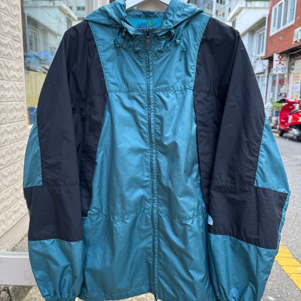 노스페이스 퍼플라벨 립스탑 마운틴 윈드브레이커 L