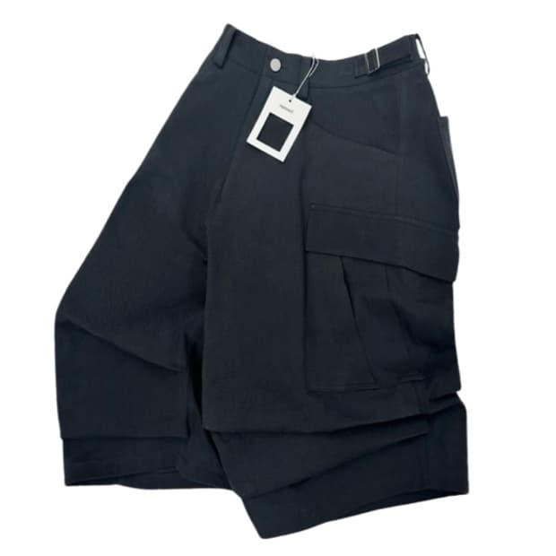 [1] 논노드 사이드 카고 쇼츠 블랙(빈티지X)