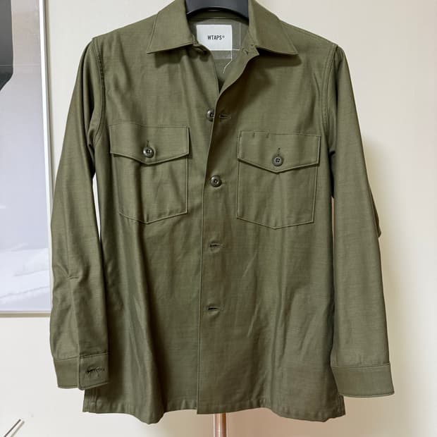 코튼 밀리터리 셔츠