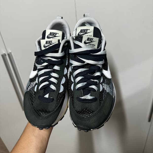 나이키 사카이 와플 블랙 230