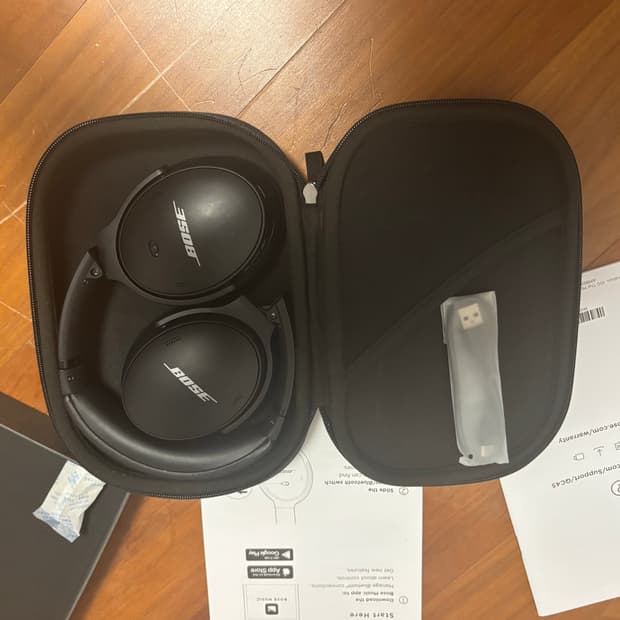 보스 헤드셋 quietcomfort 45