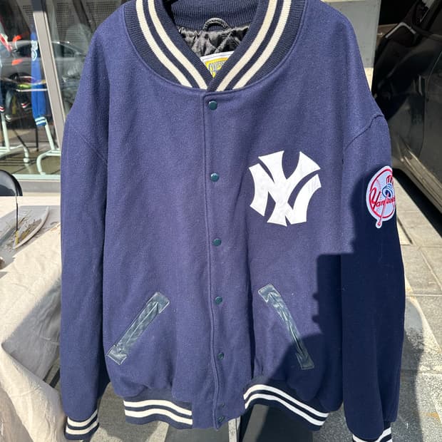 90s 빈티지 미첼앤네스 뉴욕 양키즈 바시티 자켓  